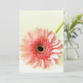 Gerbera Madeliefje Bedankkaart (Staand voorkant)