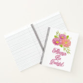 Gerbera Madeliefjes Dankbaar Dagboek Notitieboek (Binnen)