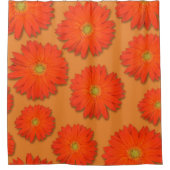 Gerbera-madeliefjes Douchegordijn (Voorkant)