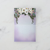 Gerbera Madeliefjes Vouwkaart met Dankjewel Bedankkaart (Binnen)