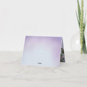 Gerbera Madeliefjes Vouwkaart met Dankjewel Bedankkaart (Achterkant)