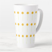 Gerbera marguerite Latte Mug (Angle droit)