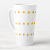 Gerbera marguerite Latte Mug (Angle gauche)