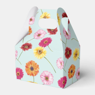 Gerbera,pink,red,orange,yellow Bedankdoosjes