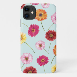 Gerbera,pink,red,orange,yellow  iPhone 11 hoesje