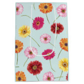 Gerbera,pink,red,orange,yellow  medium cadeauzakje (Achterkant)