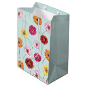 Gerbera,pink,red,orange,yellow  medium cadeauzakje (Achterkant Gekanteld)