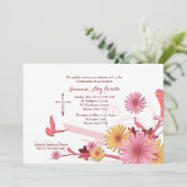 Gerbera rose Invitation religieuse (Debout devant)