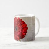 Gerbera rouge - mugs (Devant droit)