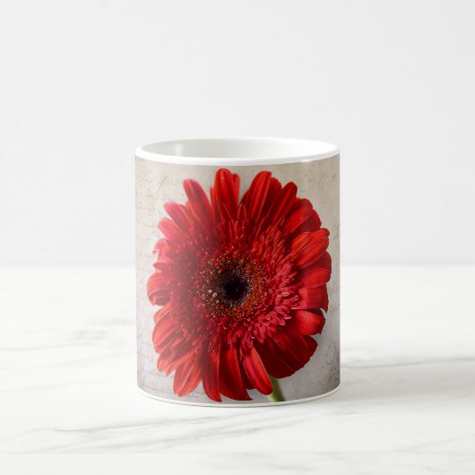 Gerbera rouge - mugs (Centre)