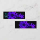 gerbera ' s nachts 1 mini visitekaartje (Voorkant / Achterkant)