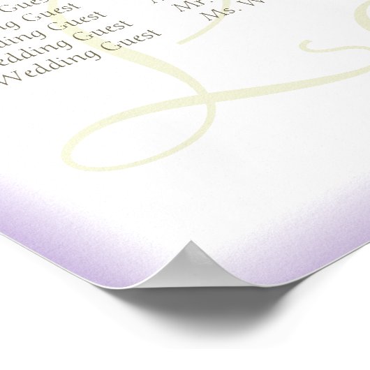 Gerbera violet Mariage Daisy Tableau de sièges (Coin)