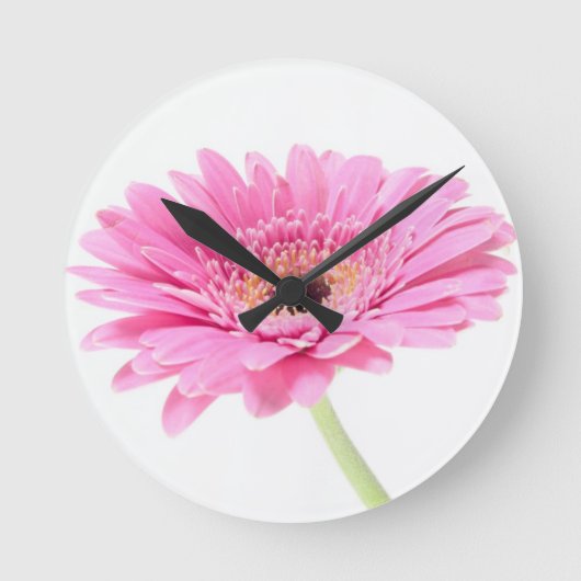 Gerbera wall klok (Voorkant)
