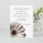 Gerbera Wedding Daisy Kaart (Staand voorkant)