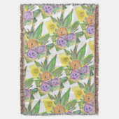 Gerberas Daisy Deken (Voorkant Verticaal)