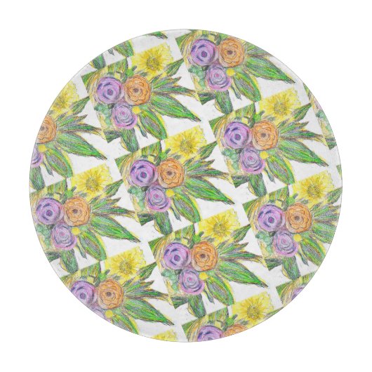 Gerberas Daisy Snijplank (Voorkant)