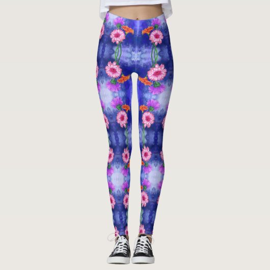 Gerberas Leggings (Voorkant)