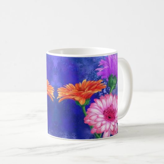 Gerberas Mug de belles fleurs (Devant droit)