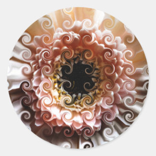 GERBERAS RONDE STICKER
