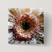 GERBERAS VIERKANTE BUTTON 5,1 CM (Voorkant)
