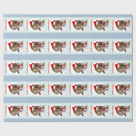 Gerbil Groetjes Wrapping Paper Cadeaupapier (Vlak)