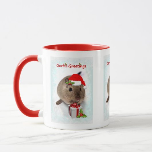 Gerbil salue Mug (Gauche)