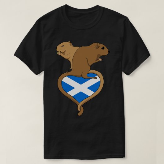 Gerbil Scotland licht T-shirt (Design voorkant)