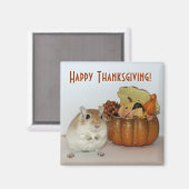 Gerbil Thanksgiving Magnet (Recto/Verso)