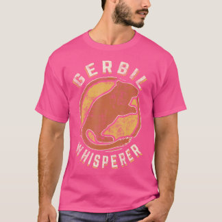 Gerbil Whisperer Dierenliefde T-shirt