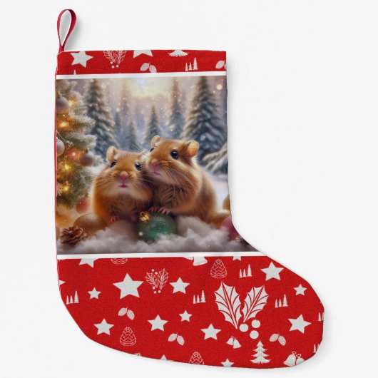 Gerbils' Christmas Stocking Kleine Kerstsok (Voorkant)
