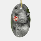 Gerbil's kerstdroom keramisch ornament (Rechts)