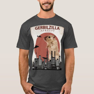 Gerbilzilla Giant Gerbil Monster T-shirt