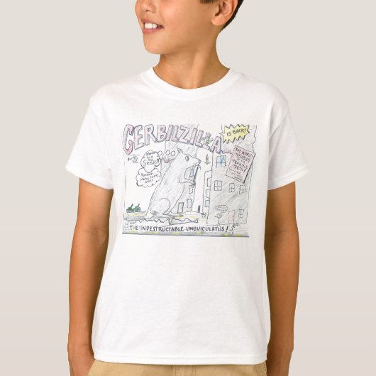 Gerbilzilla T-shirt (Voorkant)