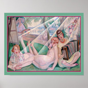 Gerda Wegener: "Een zomerdag" Poster