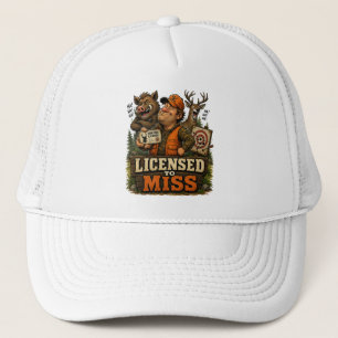 Gerechtigd om te missen trucker pet