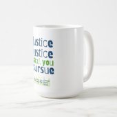 Gerechtigheid, Gerechtigheid, zult u streven naar Koffiemok (Voorkant rechts)