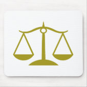 Gerechtigheid - Goud Muismat (Voorkant)