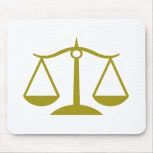 Gerechtigheid - Goud Muismat