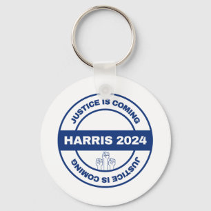 Gerechtigheid komt eraan Kamala Harris Walz Verk Sleutelhanger