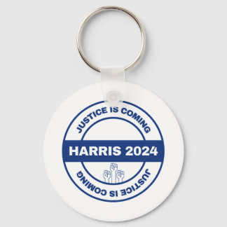 Gerechtigheid komt eraan | Kamala Harris Walz Verk Sleutelhanger