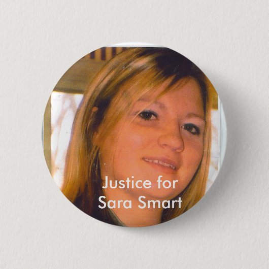 Gerechtigheid voor Sara Smart Ronde Button 5,7 Cm (Voorkant)