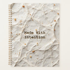 Gerecycled Papierstructuur | Natuurlijk Vezelontwe Planner