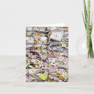 Gerecycleerd Document - Sasebo - Wenskaart Kaart