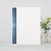 Gerecycleerd kerstpapier - Vrede op Aarde (Staand voorkant)