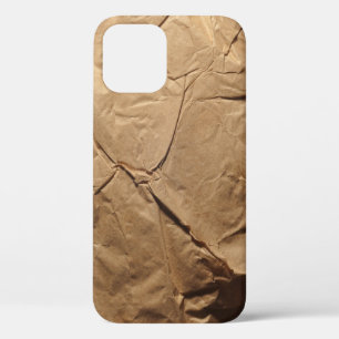 Gerecycleerd papier: milieuvriendelijke textuur. iPhone 12 hoesje