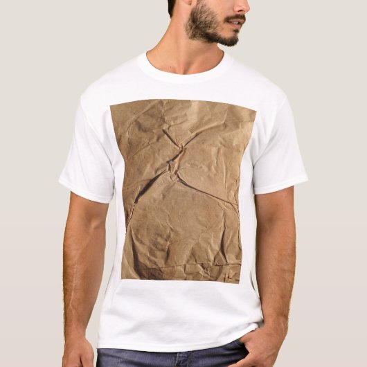 Gerecycleerd papier: milieuvriendelijke textuur. t-shirt (Voorkant)