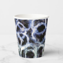 Gerecycleerde indigo shibori: papieren bekers