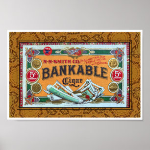 'GERECYCLEERDE KUNST' PRINT SIGARENDOOS 1920