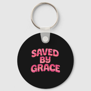 Gered Door Genade Retro 70s Vintage Stijl Christel Sleutelhanger