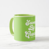 Gered door Grace Efeziërs 2:8-9 Mok (Voorkant links)